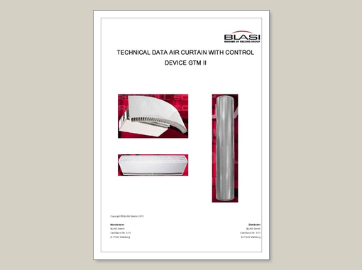 record K 21 / K 31 / K 41 Air Curtain Control – Operating manual