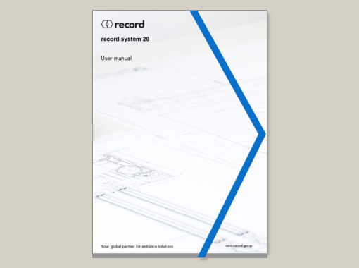 record system 20 – User manual